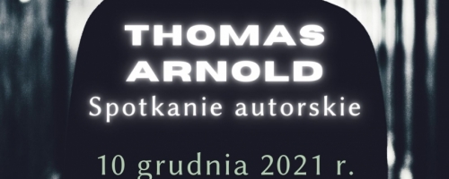 Spotkanie autorskie z Thomasem Arnoldem - zaproszenie